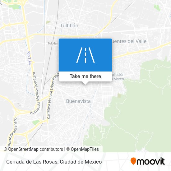 Cerrada de Las Rosas map