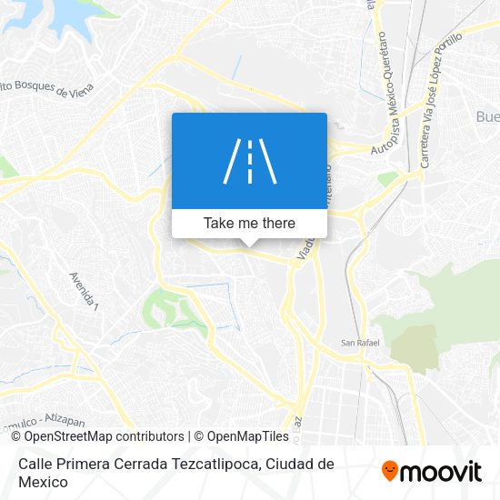 Calle Primera Cerrada Tezcatlipoca map