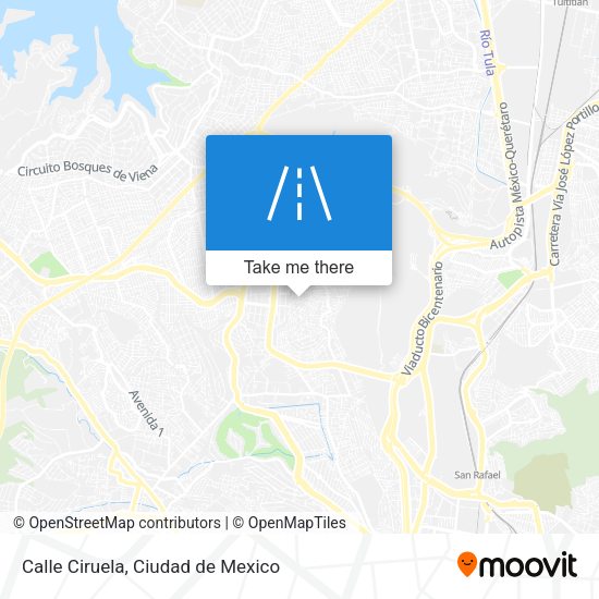 Mapa de Calle Ciruela