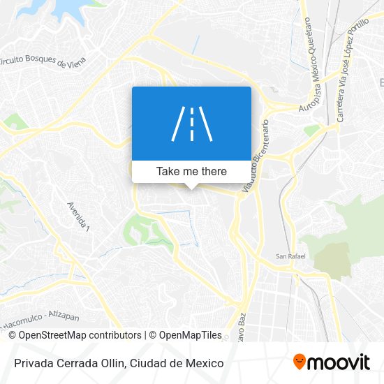 Privada Cerrada Ollin map