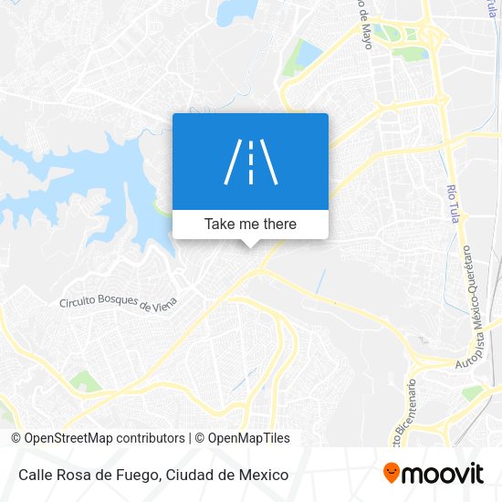 Calle Rosa de Fuego map