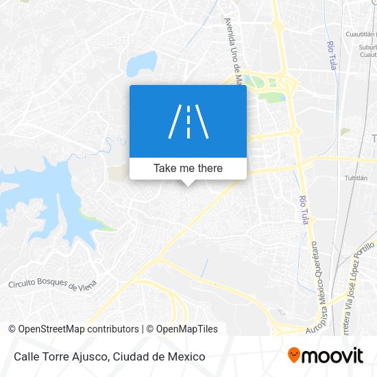 Calle Torre Ajusco map