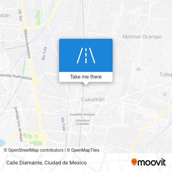 Calle Diamante map