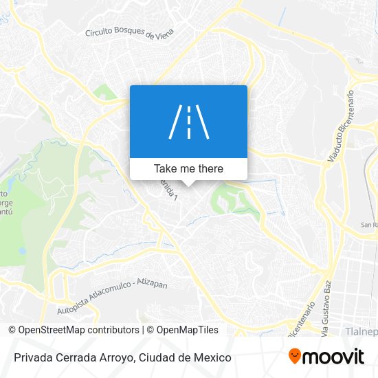 Mapa de Privada Cerrada Arroyo