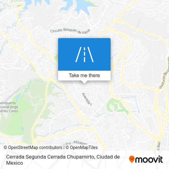 Mapa de Cerrada Segunda Cerrada Chupamirto