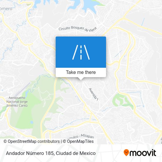 Andador Número 185 map