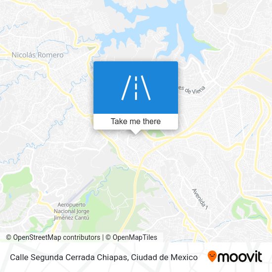 Calle Segunda Cerrada Chiapas map