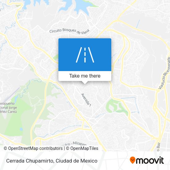 Mapa de Cerrada Chupamirto