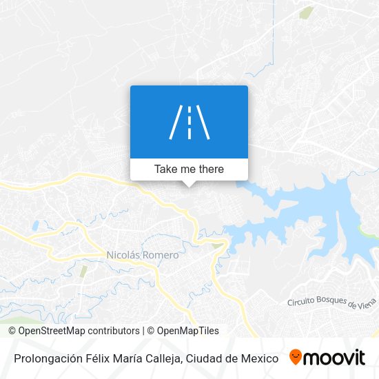 Mapa de Prolongación Félix María Calleja