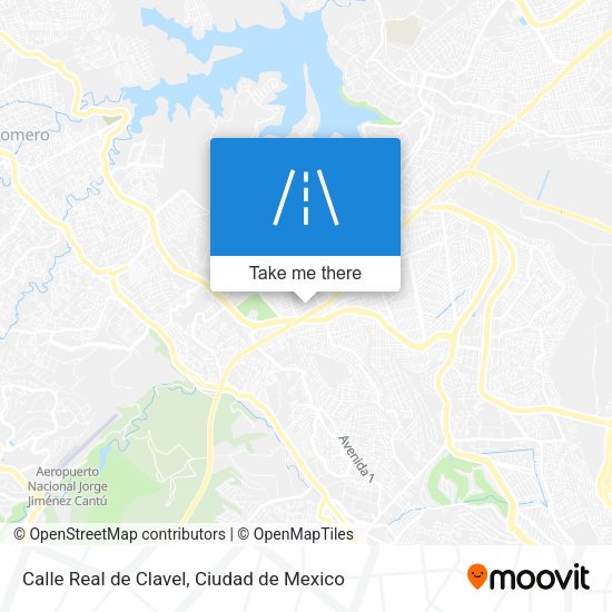 Mapa de Calle Real de Clavel