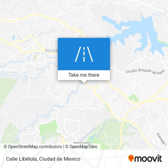 Calle Libélula map