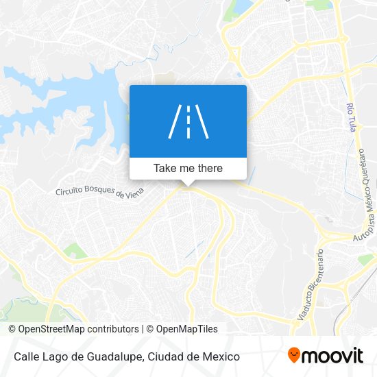 Calle Lago de Guadalupe map