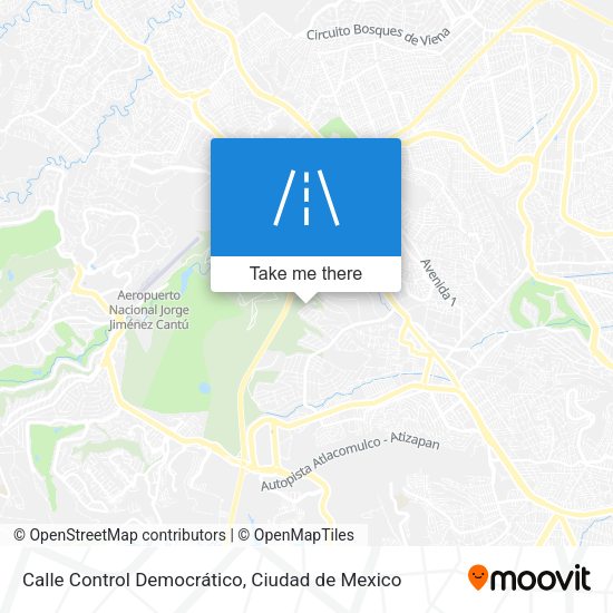 Calle Control Democrático map