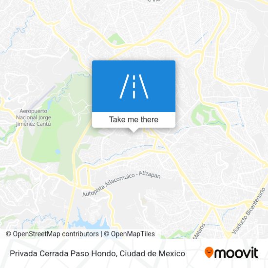 Privada Cerrada Paso Hondo map