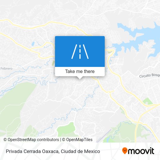 Privada Cerrada Oaxaca map