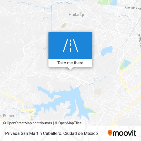 Privada San Martín Caballero map