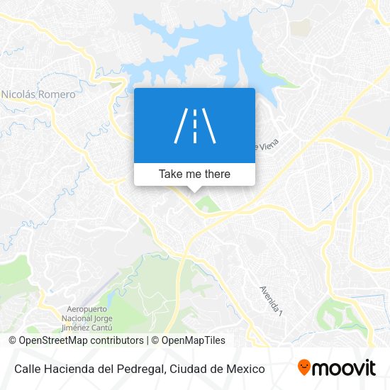 Calle Hacienda del Pedregal map