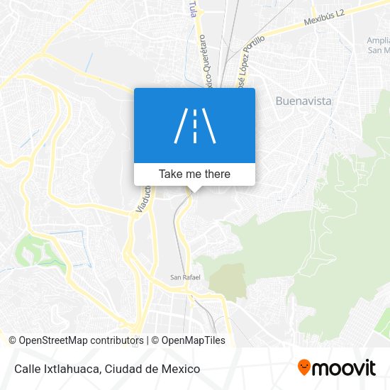 Calle Ixtlahuaca map