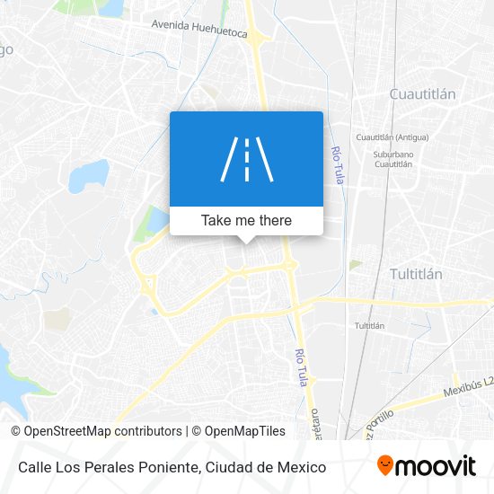 Calle Los Perales Poniente map