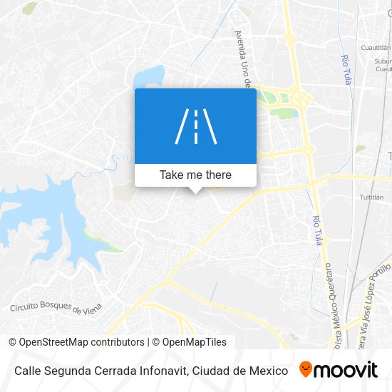 Calle Segunda Cerrada Infonavit map
