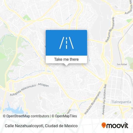 Calle Nezahualcoyotl map