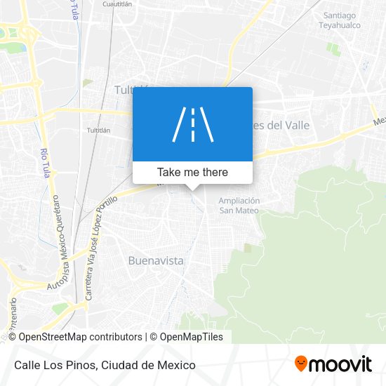 Mapa de Calle Los Pinos