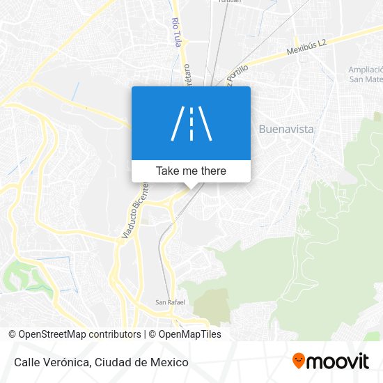 Mapa de Calle Verónica