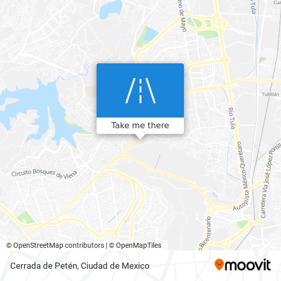 Cerrada de Petén map