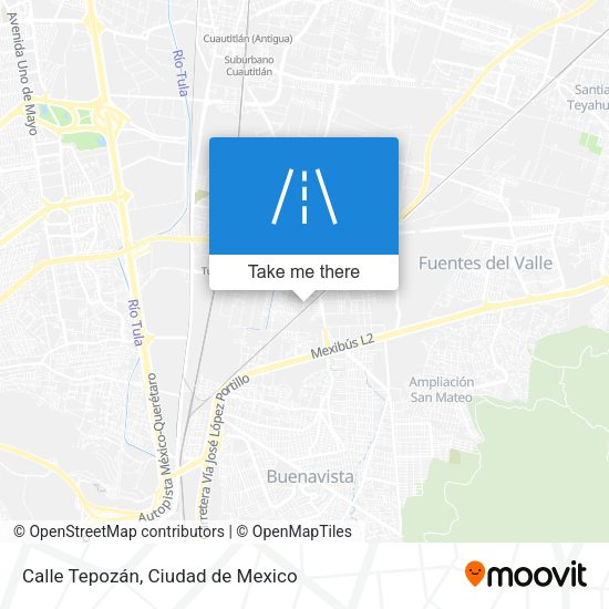 Mapa de Calle Tepozán