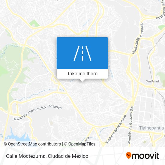 Mapa de Calle Moctezuma