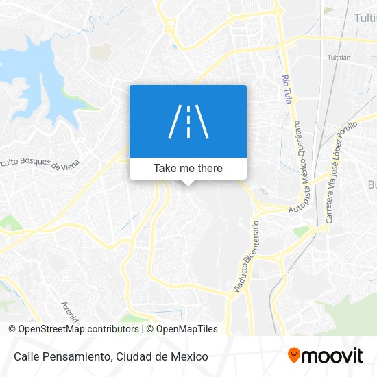 Calle Pensamiento map