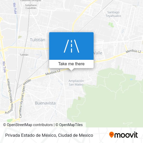 Privada Estado de México map