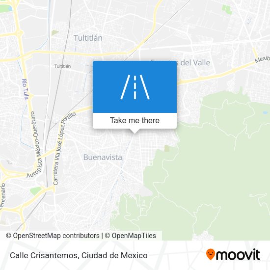 Calle Crisantemos map