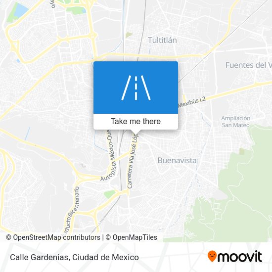 Calle Gardenias map