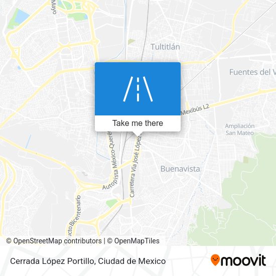 Cerrada López Portillo map