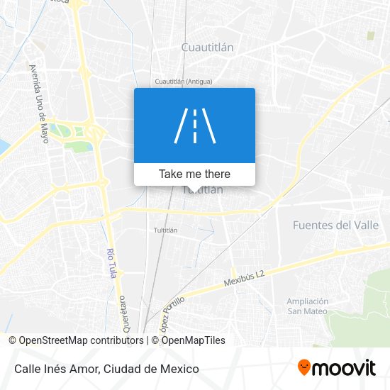 Mapa de Calle Inés Amor