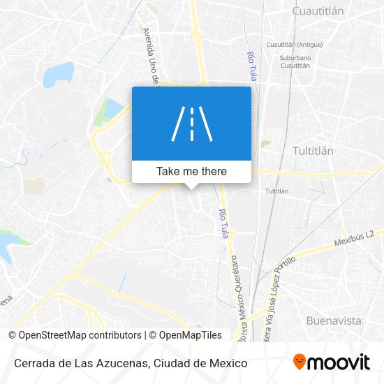 Mapa de Cerrada de Las Azucenas