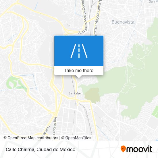 Mapa de Calle Chalma