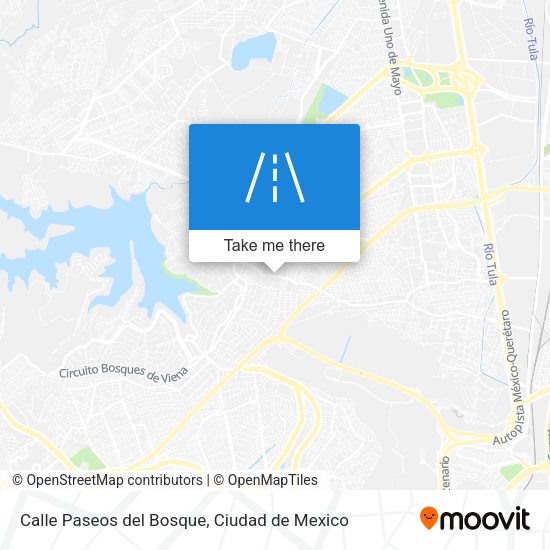 Mapa de Calle Paseos del Bosque