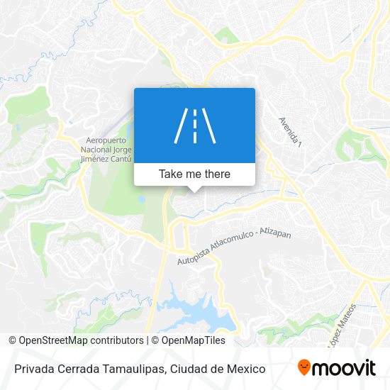 Mapa de Privada Cerrada Tamaulipas
