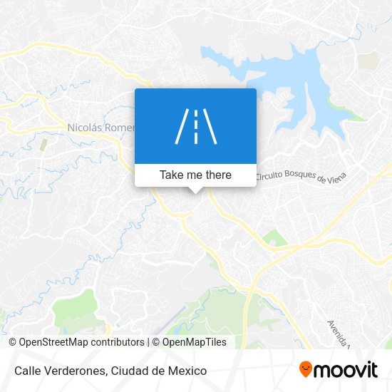 Calle Verderones map