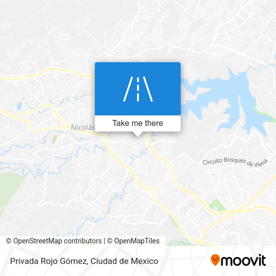 Privada Rojo Gómez map