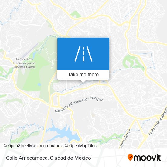 Calle Amecameca map