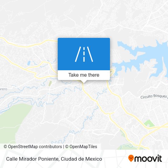 Calle Mirador Poniente map