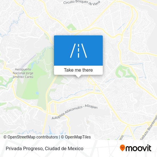 Mapa de Privada Progreso