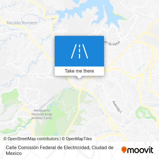 Calle Comisión Federal de Electricidad map