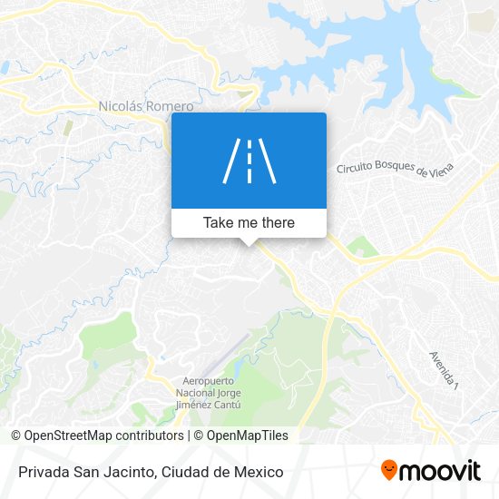 Privada San Jacinto map
