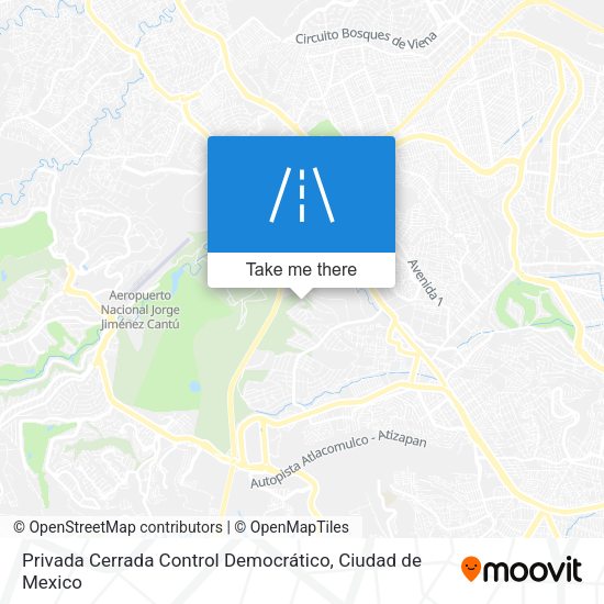 Privada Cerrada Control Democrático map