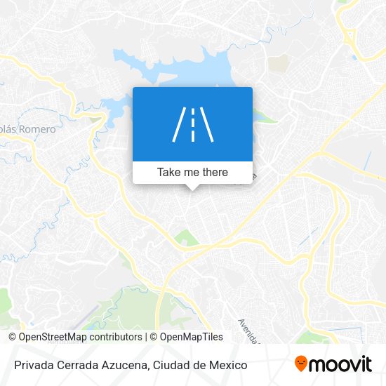 Privada Cerrada Azucena map