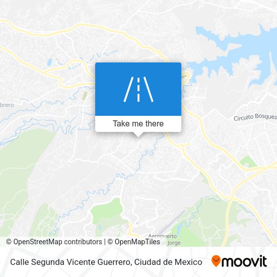 Calle Segunda Vicente Guerrero map
